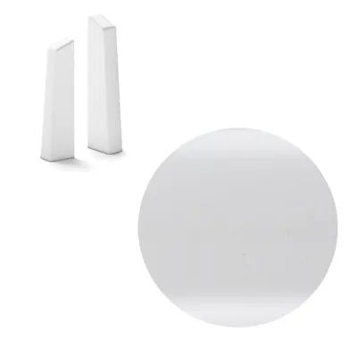 Obrázek produktu pro AP31/1 koncovka L+P k soklové liště NG80, PVC bílá, 80 mm, 1 pár