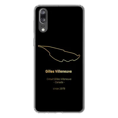 Produktbild von MuchoWow® Handyhülle Schutzhülle Hülle für Huawei P20 Kanada - Formel 1 - Rennstrecke Silikon Softcase Handy Hülle - Hardcover