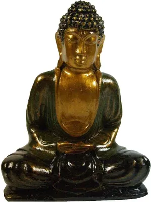 Produktbild von Recin Buddha Grün - Modell 2, Holz, Größe: 22 cm
