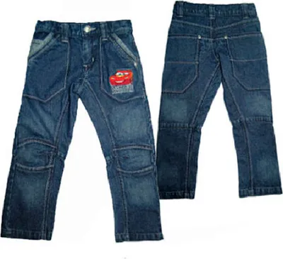 Produktbild von 73857 Disney Cars Jeans Jungen Blau Gr. 104, bequeme und coole Kinderjeans mit Cars-Motiv