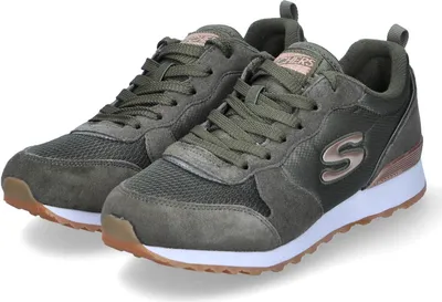 Produktbild von Skechers Damen Low Sneaker/ Schnürschuhe GOLDN GURL Weiß Leder-Textil-Mix Größe: 36