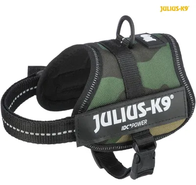 Produktbild von Julius-K9® IDC Powergeschirr®, 2XS / Baby 2: 33–45 cm / 18 mm, camouflage