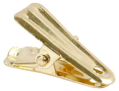 Produktbild von Creativ Company Dekoklammern, L: 27 mm, B: 14 mm, Gold, 10 Stück 1 Box