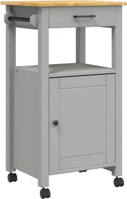 Obrázek produktu pro vidaXL Kuchyňský vozík MONZA 48x40x88,5 cm Masivní dřevo Borovice