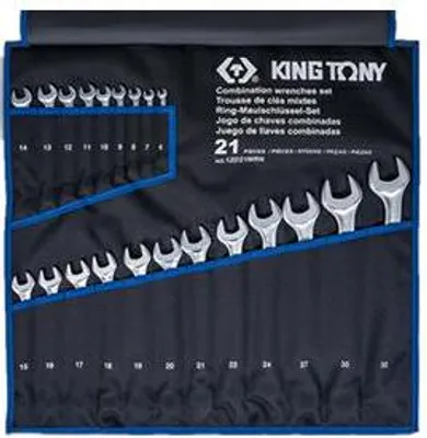 Produktbild von King Tony Zestaw Kluczy Płasko-Oczkowych 6-32Mm