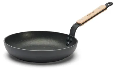 Produktbild von de Buyer 8780.24, Rund, Allzweckpfanne, Schwarz, Aluminium, Edelstahl, Keramik, Gas, Halogen, Induktion, Versiegelte Platte, Frankreich