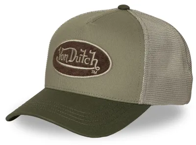 Produktbild von Von Dutch Originals Trucker Cap - CALIFORNIA TERRY PATCH Mesh Green