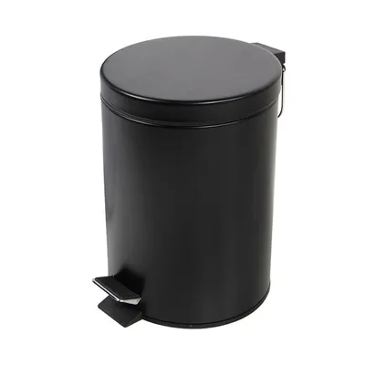 Image de Poubelle en inox Poubelle cosmétique Poubelle à pédale 5L