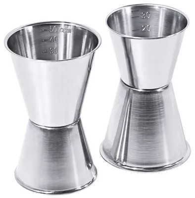 Produktbild von Contacto Edelstahl Cocktaildoppelmaß 30 und 50 cl