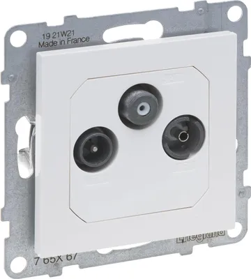 Immagine prodotto di Legrand SEANO, presa singola TV-R-SAT, HD-TV, bianco ultra, 1 pz.