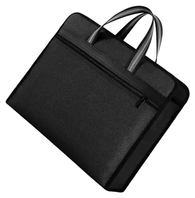 Produktbild von Dokumententasche aus Canvas mit Reißverschluss und praktischem Tragegriff für Büro und Reisen zur sicheren Organisation von Unterlagen