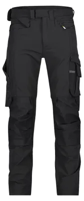 Productafbeelding van DASSY werkbroek IMPAX, stretch, maat 56, zwart, met een kleine beschadiging