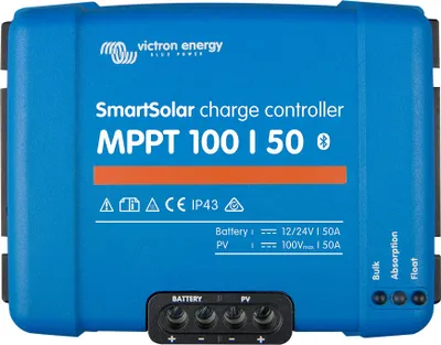 Produktbild von Victron SmartSolar MPPT 100/50 50A 12V/24V Solar Laderegler