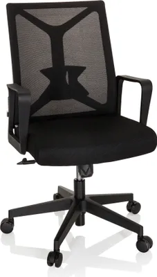 Produktbild von hjh OFFICE Home Office Bürostuhl ENCO Schreibtischstuhl Stoff / Netzstoff Drehstuhl
