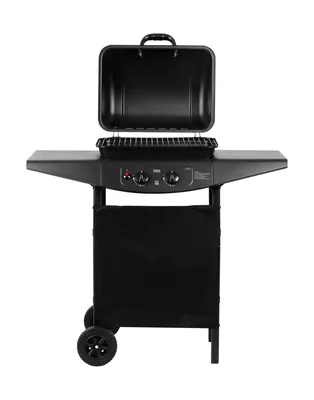 Immagine prodotto di Teesa TSA0080 BBQ a gas 2000, 2 bruciatori, 5 kW, nero
