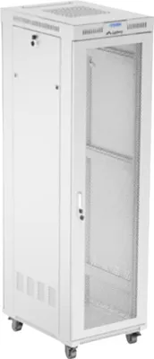 Produktbild von Lanberg FF01-6842-23SL, Bodenmontiertes Regal, 42U, 1200 kg, Lenkrollen, 117 kg, Grau