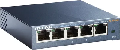 Obrázok produktu pre Switch, 5 portov, 10/100/1000Mbps, TP-LINK "TL-SG105"