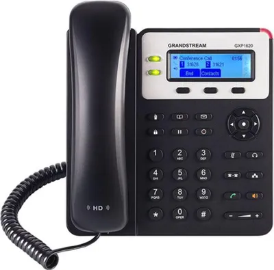 Immagine prodotto di Grandstream GXP1620, telefono DECT, vivavoce, 500 voci, nero