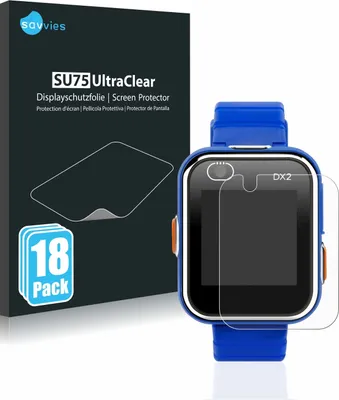 Produktbild von 18x Für Vtech Kidizoom Smart Watch DX2 Schutzfolie Savvies Displayschutz Display Schutz Folie Klar Transparent