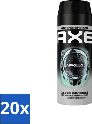 Image de Ax Antitranspirant Spray Apollo 150 ml - Pack économique - 20 pièces