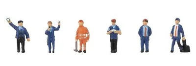 Produktbild von Faller 155603 - 1/160 / N  Bahnpersonal Epoche V - Neu