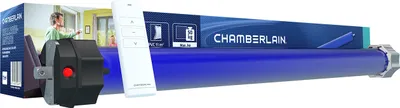 Produktbild von Chamberlain RPD25ER-10, Rohmotor, Blau, 50 kg, 11 m², 25 Nm, 12 RPM