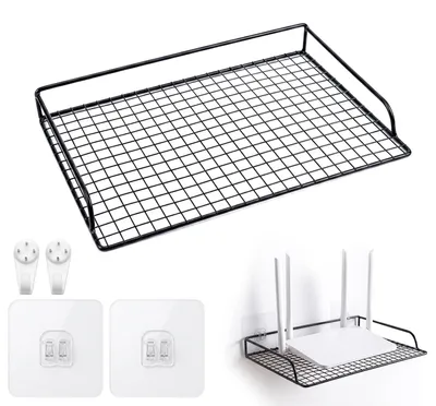 Modem-Wandhalterung 30×20×4 cm für Router & Co.