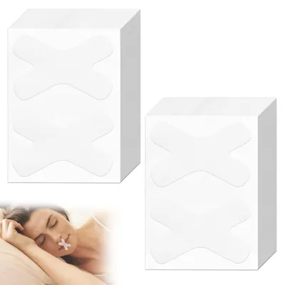 Obrázek produktu pro Mond Tape – Lehká a prodyšná páska – 120 kusů – Snižuje chrápání – Podporuje dýchání nosem – Pohodlná – Dobrá přilnavost – Páska proti chrápání