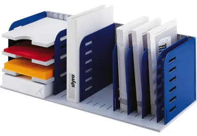 Immagine prodotto di Styro 282-03407.38 Schreibtischablage Polystyrol Blau - Grau (2820340738)