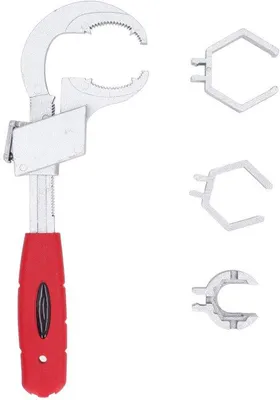 Immagine prodotto di Chiave per bagno in alluminio, con apertura di 80 mm e maniglia di 110 mm
