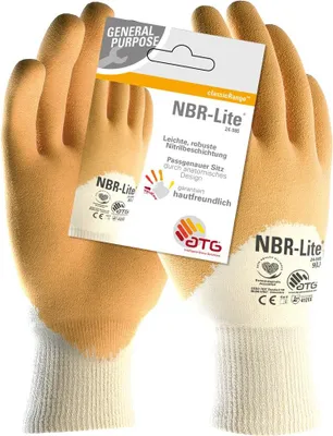 Productafbeelding van 12 paar NBR-Lite® nitrilhandschoenen (24-985 HCT), maat 10
