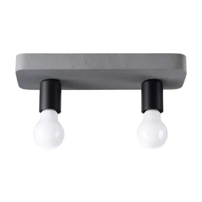 Produktbild von Deckenleuchte TAVO 2 2xE27 15W Beton 10x13.5x35cm Sollux Lighting