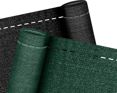Produktbild von TRMLBE Zaunblende Sichtschutz Windschutz 150 g/m² HDPE mit UV-stabilisiert und Wetterfest für Zaun & Balkongeländer Balkon Geländer Terrasse Beschattungsnetz (Anthrazit, 1m x 10m)
