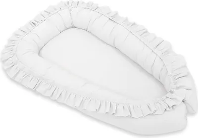 Produktbild von Babynest, Kokon, optimale Sicherheit und Komfort – Bellafurn Weiß – Wende-Baumwolle