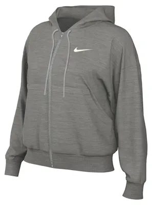 Produktbild von Nike DQ5758-063 W NSW PHNX FLC FZ OS Hoodie Sweatshirt Damen DK Grey Heather/SAI