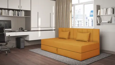 Obrázok produktu pre Váľanda s úložným priestorom 90x200 ALAMO 1 - horčicová
