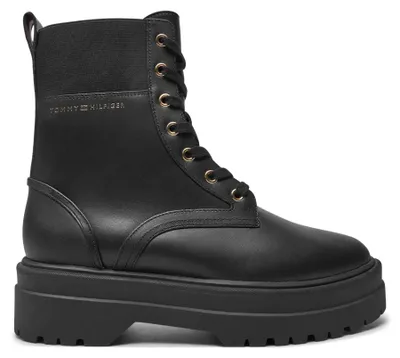 Produktbild von Tommy Hilfiger Damen Boots Stiefel Schnürstiefel #151