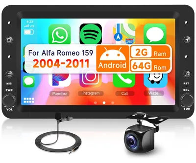 Immagine prodotto di Autoradio 2G e 64G per Alfa Romeo 159 (2004-2011) con CarPlay wireless