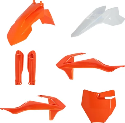 Produktbild von ACERBIS Verkleidungskit 7 Teile Orange/Weiß für KTM