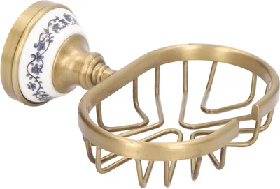 Obrázek produktu pro Koš na mýdlo Holder Hollow Design Vodotěsný nerezový nástěnný starožitný koupelnový koš na mýdlo Držák na mýdlo