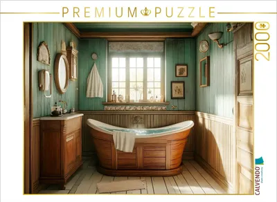 Produktbild von CALVENDO Puzzle Ein Motiv aus dem Kalender "Wohnträume aus Holz" | 2000 Teile Lege-Größe 90x67cm Foto-Puzzle für glückliche Stunden