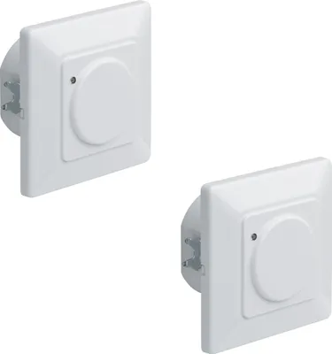 Produktbild von 2x Oktaplex Bewegungsmelder flach HF-Sensor 180° Radar Unterputz weiß Mikrowellensensor