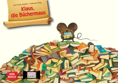 Produktbild von Klaus, die Büchermaus. Kamishibai Bildkartenset