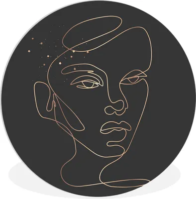 Produktbild von MuchoWow® - Schlafzimmer - Bilder - Der Kreis - Kunst für die Wohnung - Plastik - Kunstdruck - Wandbild
