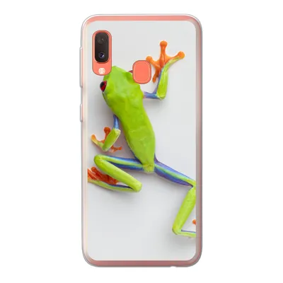 Produktbild von MuchoWow® Handyhülle Schutzhülle Hülle für Samsung Galaxy A20e Frosch - Tiere - Grün Silikon Softcase Handy Hülle - Abdeckung
