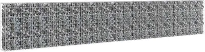 Obrázok produktu pre vidaXL Gabiónová stena s krytom z pozinkovanej ocele 600 × 30 × 100 cm