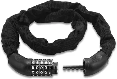Produktbild von Fahrrad Kettenschloss - Fahrradschloss mit Zahlenschloss - 120 cm - Kettenschloss fš¹r E-Bikes - Bike Lock - Fahrrad Zubeh?r