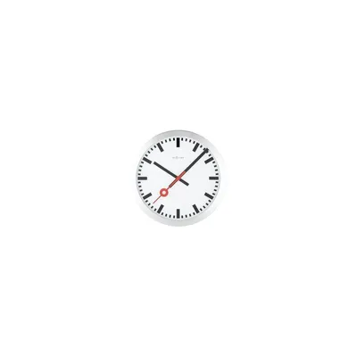 Image de NeXtime - 3998ST - Horloge Murale - 19cm - argent - Station