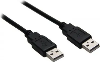 Produktbild von USB-A-Kabel, 5 m, schwarz 2,5 W, 0,5 A, 480 Mbit/s, USB 2.0