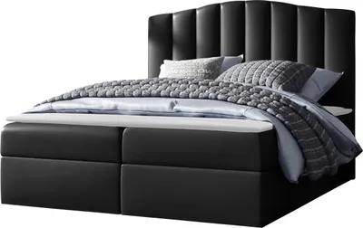 Produktbild von MIRJAN24 Boxspringbett Lindos, Ehebett mit zwei Bettkästen, Doppelbett, Stilvoll Schlafzimmer (Soft 011, Größe: 140x200 cm)